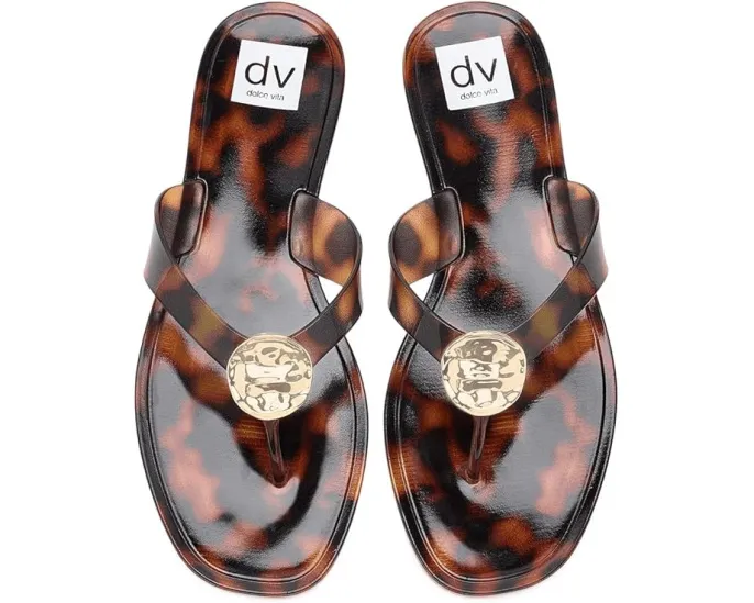 Плоские босоножки Jespar Jt с квадратным носком и каменным декором DV by Dolce Vita