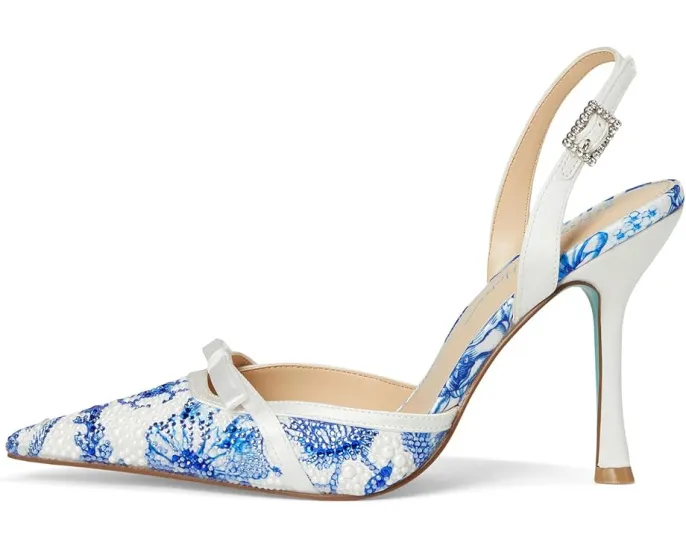 Туфли-лодочки Blue by Betsey Johnson Roza на шпильке с цветочным принтом