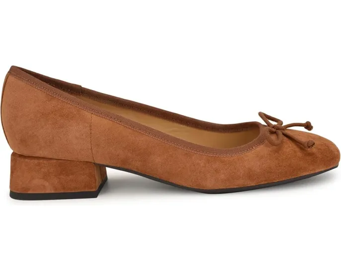 Туфли Saruh от Nine West с бантом и квадратным носком на низком каблуке