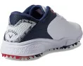 Callaway Coronado V3 гольф-туфли бело-сине-красные с микроволокном и амортизацией ForgedFoam