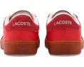 Кроссовки Lacoste Baseshot Pro из кожи и замши с полупрозрачной подошвой
