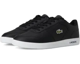 Кроссовки T-base из кожи с вышитым крокодилом Lacoste