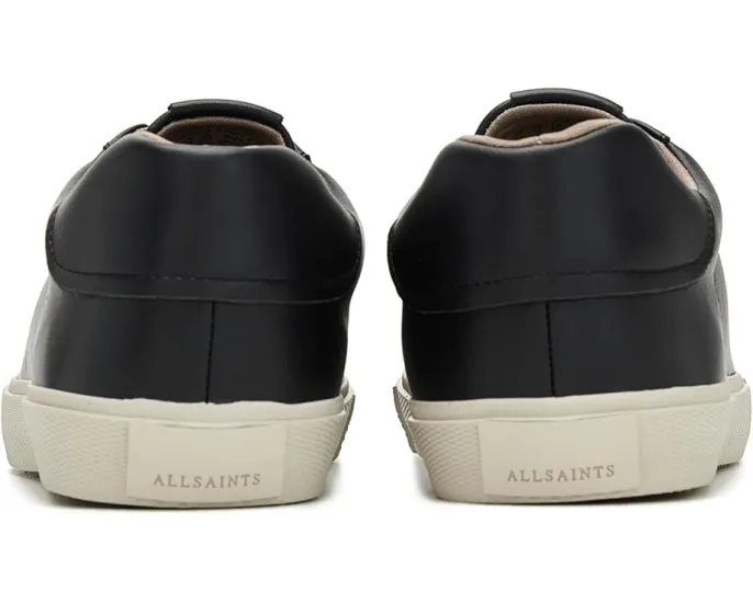Кроссовки AllSaints Underground Leather Low Top на плоской подошве