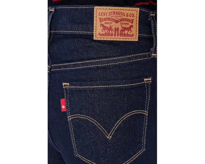 Джинсы Levi's 318 Seamed Wide Leg с рельефными швами и широкими штанинами