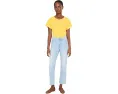 Топ Organic Cotton Slubby Jersey с круглым вырезом и короткими рукавами Eileen Fisher