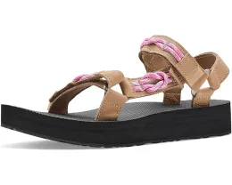 Кожаные сандалии Teva Midform Universal Knotted с деталями из альпинистской верёвки