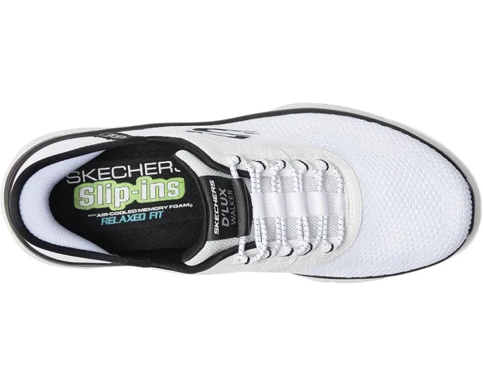 Кроссовки Skechers D'Lux Walker 2.0 Rezinate Hands Free Slip-In с гелевой стелькой Memory Foam