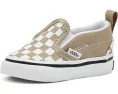 Детские кеды Vans Slip-On V клетчатые без шнуровки
