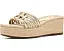 Сандалии Sam Edelman Pauleena Weave на платформе и танкетке с плетеным узором