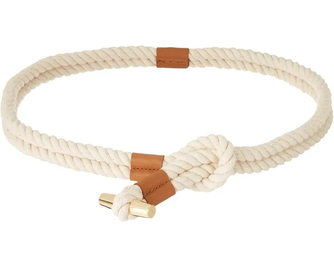 Ремень Lauren Ralph Lauren с морским дизайном и кожаной отделкой