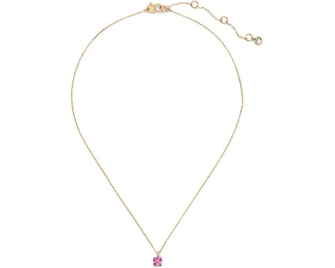 Подвеска Little Luxuries 6 мм с квадратным кубическим цирконием