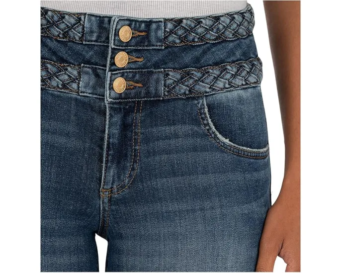 Джинсы KUT from the Kloth Charlotte с высокой посадкой и широкими штанинами