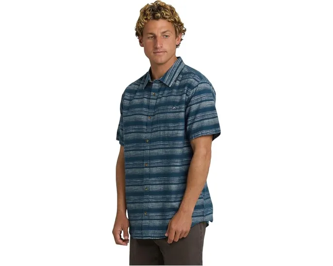Полосатая рубашка All Day Stripe с коротким рукавом Billabong