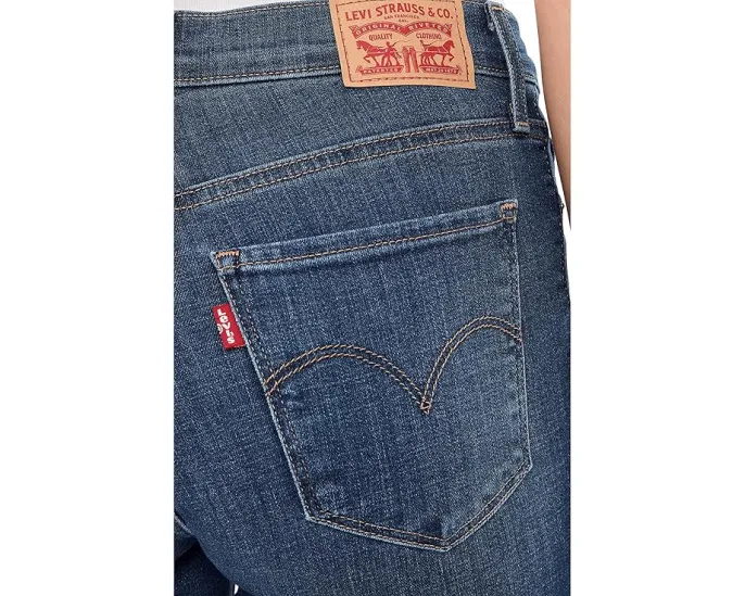 Прямые джинсы Levi's Womens 314 Shaping Straight с моделирующей вставкой и средней посадкой