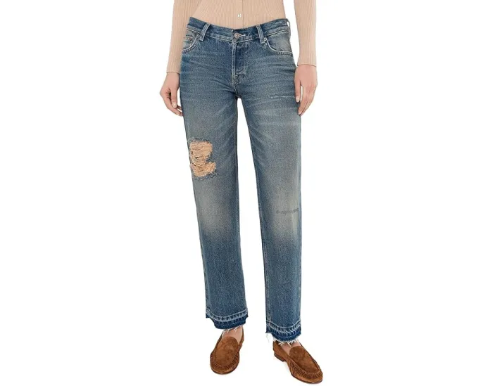 Джинсы Free People Up All Hours Slim с расклешенным низом