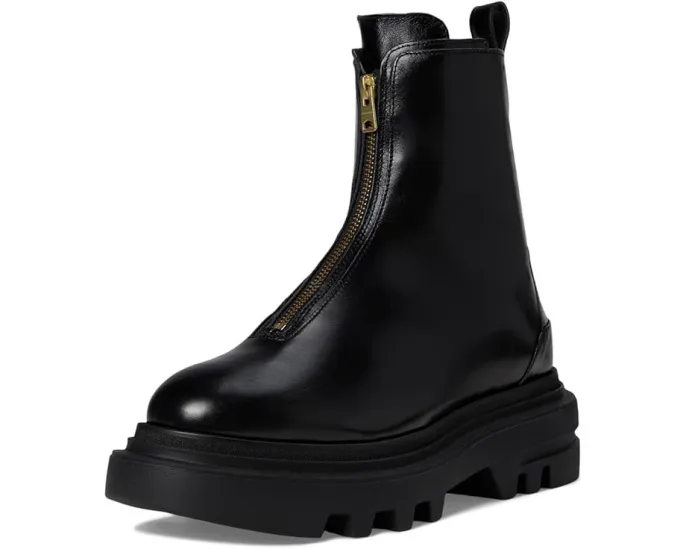 Ботинки AllSaints Othello с круглым носком и молнией спереди на массивной подошве