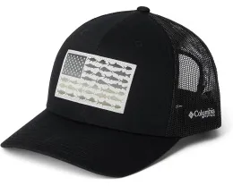 Кепка Columbia PFG Fish Flag с сетчатыми панелями и регулируемой застежкой