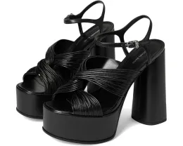 Сандалии Alessia на высокой платформе с ремешками и обернутым каблуком
