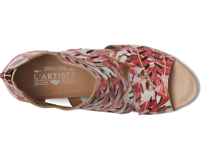 Сандалии Icon-Fleur с конусным каблуком и открытым мысом L'Artiste by Spring Step