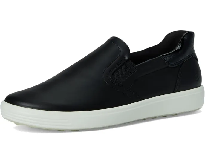 Кроссовки ECCO Soft 7 Easy Slip-On с эластичными вставками и технологией FLUIDFORM