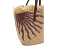 Плетеная сумка-корзина Printed Raffia Basket Bag от FARM Rio