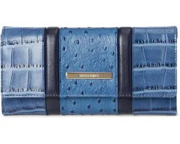 Кошелек Cordelia тройного сложения с карманом на молнии сзади Brahmin