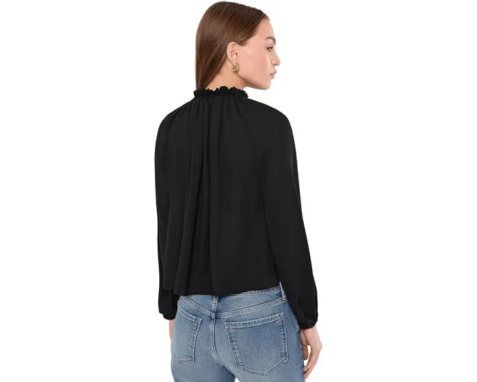 Топ Madewell Nayla с разрезным воротом и завязками для повседневного шика