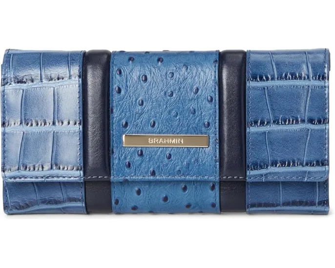 Кошелек Cordelia тройного сложения с карманом на молнии сзади Brahmin