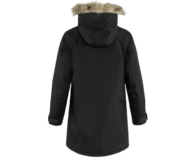 Парка Fjällräven Nuuk с искусственным мехом и большими карманами