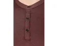 Футболка John Varvatos Duke Henley с небесно-серым принтом