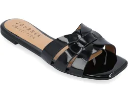 Сандалии Journee Collection Arrina с плоской подошвой и веганской кожей