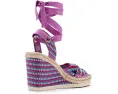Босоножки-танкетки Bealie с плетеным верхом и шнуровкой Vince Camuto