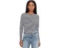 Madewell Длинная блуза с боковыми сборками и полосками из хлопка