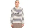 Поло Puma Essentials Elevated No.1 Relaxed Striped Rugby Polo с расслабленным кроем и полосатым принтом