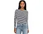Madewell Длинная блуза с боковыми сборками и полосками из хлопка