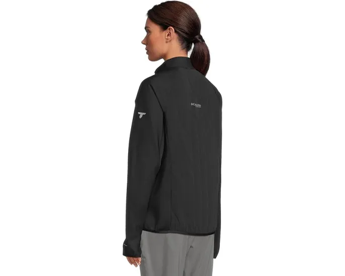 Куртка Columbia Arctic Crest Hybrid Full Zip с технологией Omni Heat Arctic и прорезями для большого пальца