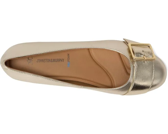 Балетки Johnston & Murphy Claire Belted с ремешком из замши