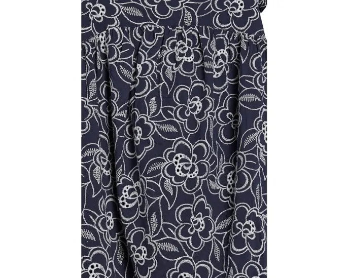 Платье Janie and Jack Bold Eyelet Swing с вышивкой Navy Blue для девочек