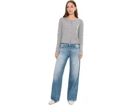 Джинсы Adria Low Rise Baggy Wide Leg с низкой посадкой и широкими штанинами в цвете Stockholm Snowdrift от AG Jeans