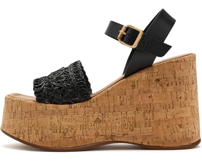 Босоножки Willow на платформе с плетеным верхом и регулируемым ремешком Seychelles