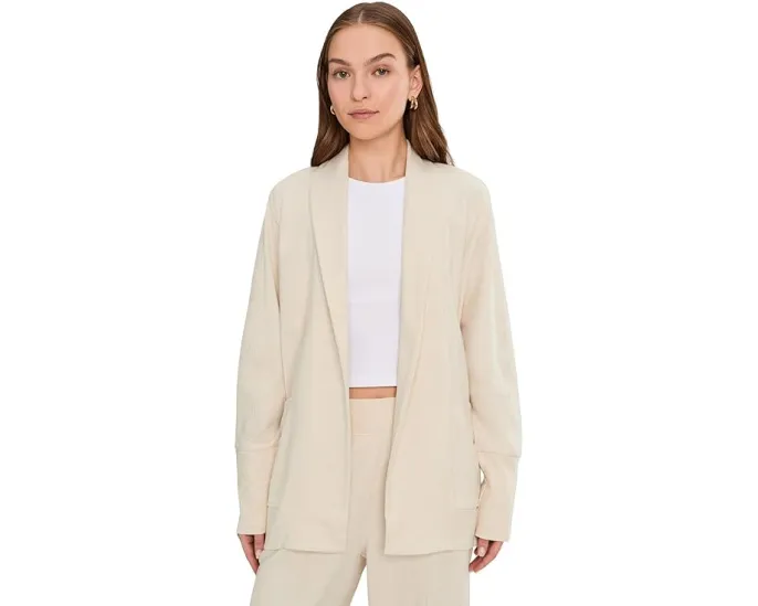 Кардиган PACT Airplane Wrap с воротником шаль и длинными рукавами