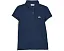 Детское поло Lacoste с воротником фестончиком Scallop Collar Polo