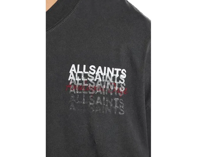 Футболка Graphene с фирменным принтом AllSaints