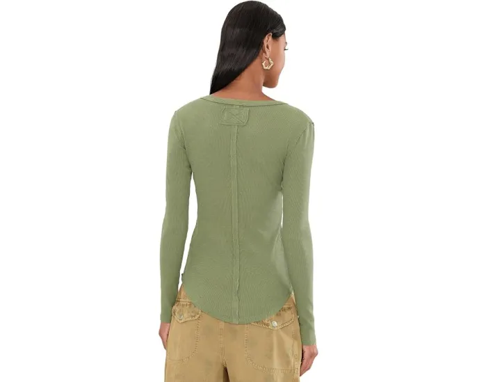 Хенли Free People Jamie из мягкого хлопка с эластаном