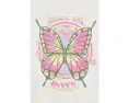Roxy футболка Butterfly Groove для детей белая с бабочкой