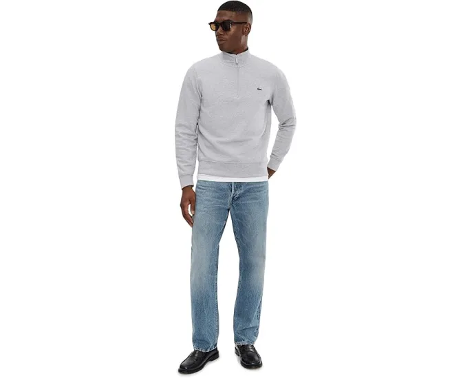 Толстовка Lacoste High Neck Zipped Fleece с высоким воротником на молнии