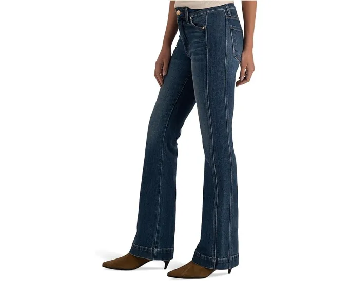 Джинсы-ботильоны KUT from the Kloth Natalie High-rise Bootcut с широким подолом