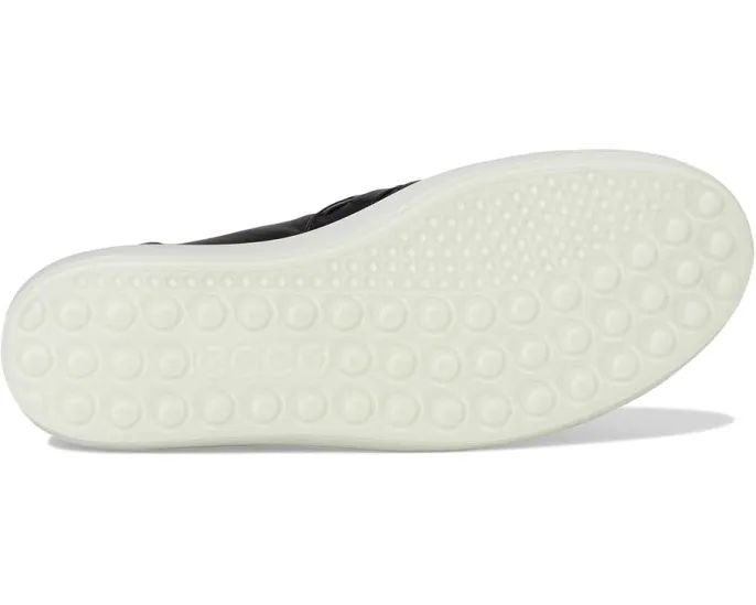 Кроссовки ECCO Soft 7 Woven Slip-On 3.0 с эластичными вставками и кожаным верхом