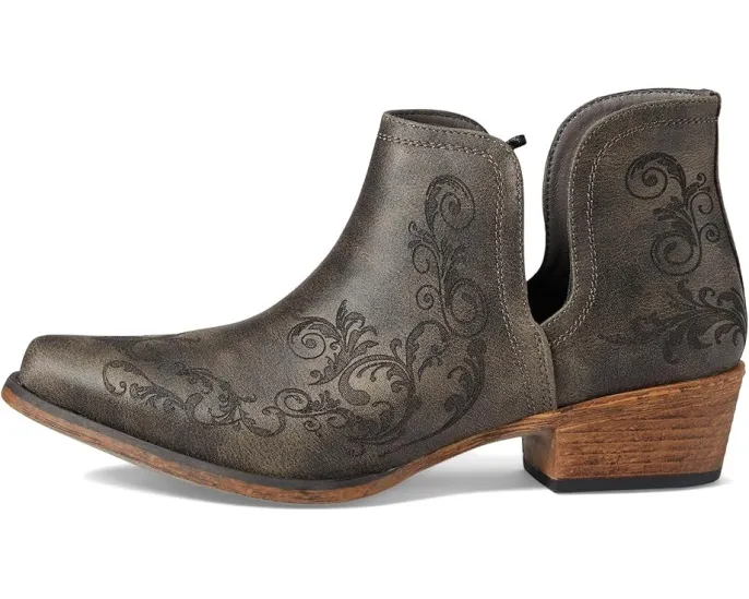 Ковбойские сапоги Ava Laser с лазерной перфорацией и квадратным каблуком