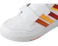 Детские кроссовки Hoops 4.0 от adidas с низким силуэтом и застежками на липучках